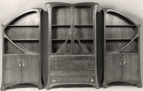 Art Nouveau Bookcases