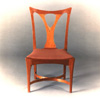[Mahogany Art Nouveau Chair]