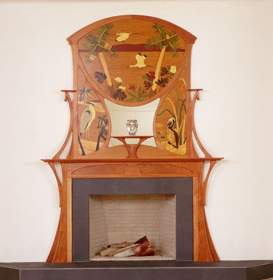 Art Nouveau Fireplace