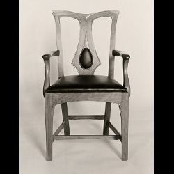 Cherry Art Nouveau Chair